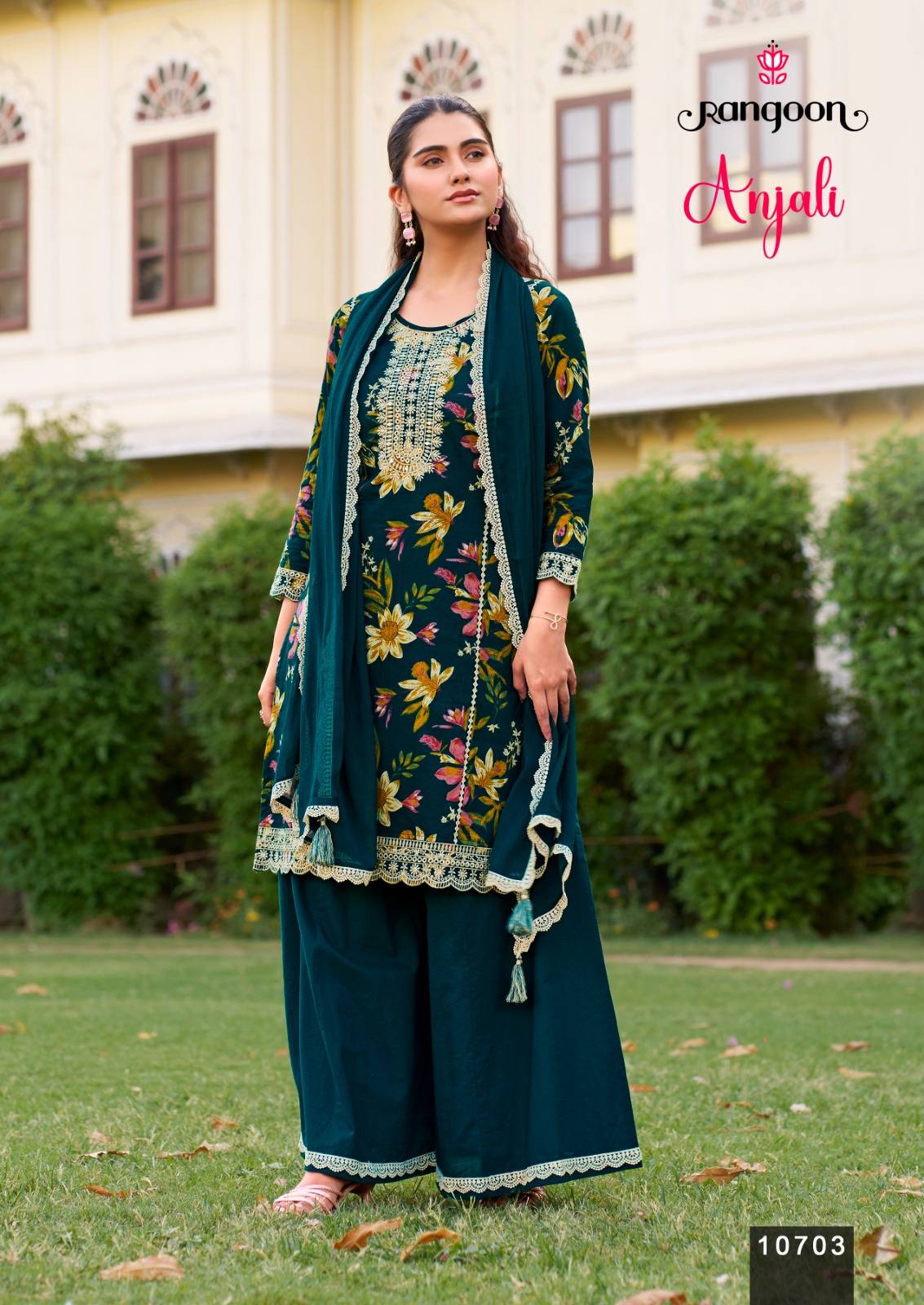 ANJALI by RANGOON 10701 TO 10704 SERIES Indian Traditional Wear Collection stitched dresses At Wholesale Price